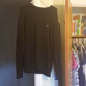 Black knit sweater